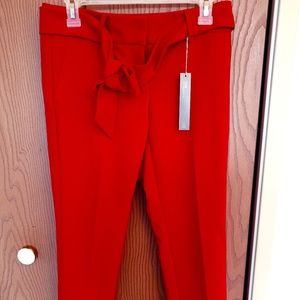 LOFT Red Ankle Pant Size 0P - New With Tags!